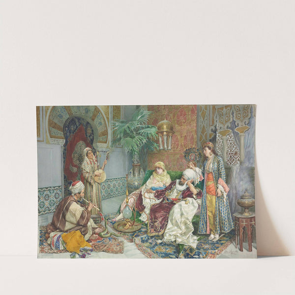 The snake charmer by Ettore Simonetti