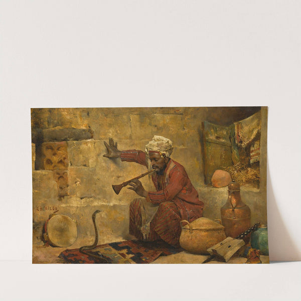 The snake charmer by Charles Wilda