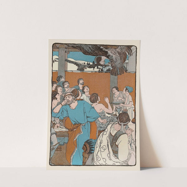 The snatched the meat from off the table, and flew shrieking out above the roofs by Maud Hunt Squire