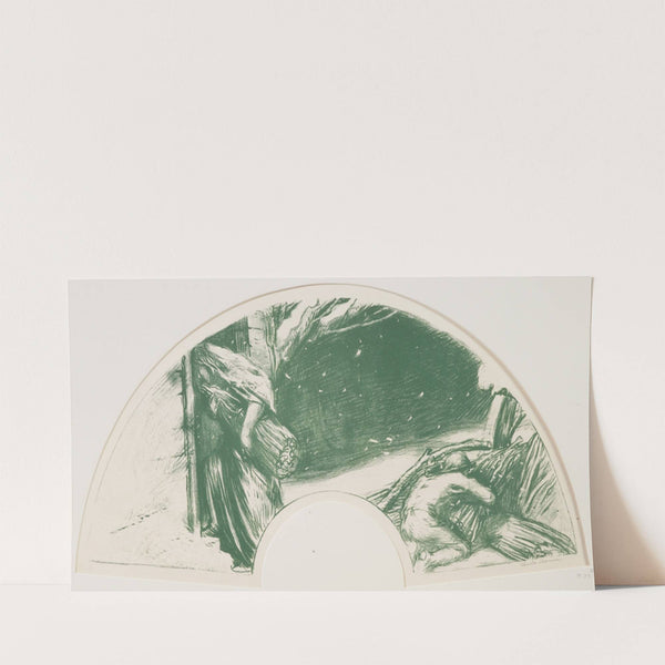 The Snow – Winter (1907) by Charles Haslewood Shannon