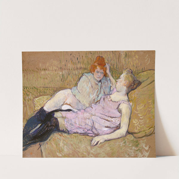 The Sofa by Henri de Toulouse-Lautrec