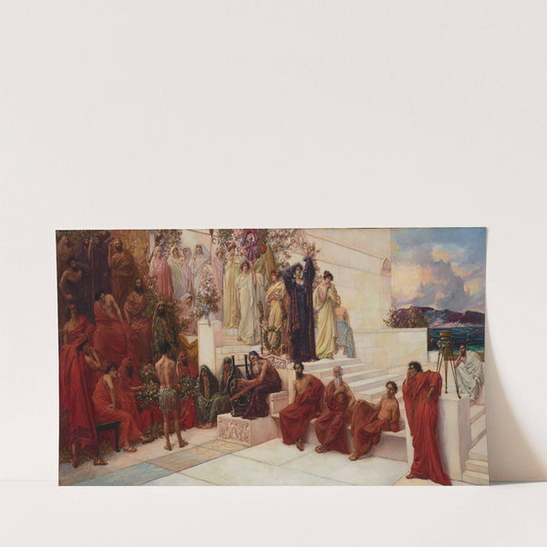 The Song of Phemius and the Sorrow of Penelope (1897) by Thomas Ralph Spence