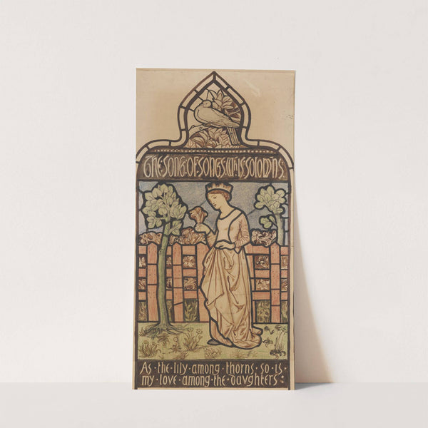 The Song of Solomon - As the Lily among Thorns by Sir Edward Coley Burne-Jones