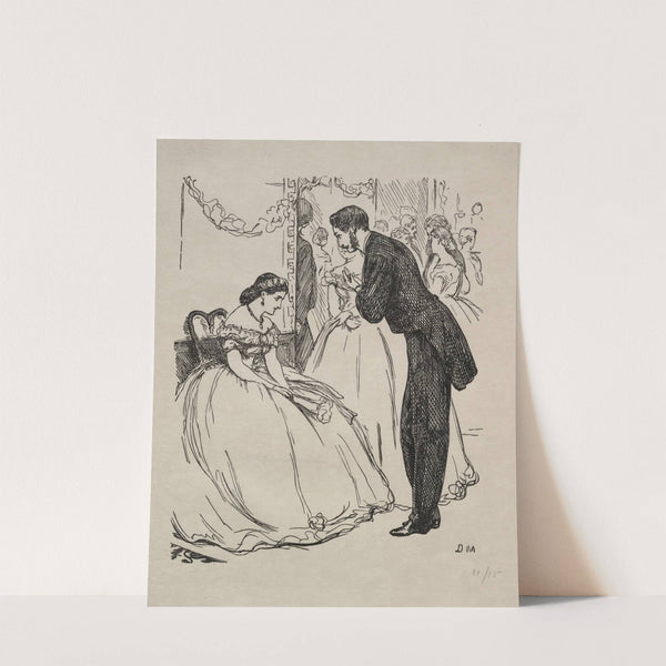 The Song of the Disconsolate One (1863) by George Du Maurier