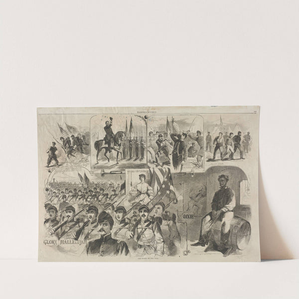 The Songs of the War (1861) by Winslow Homer