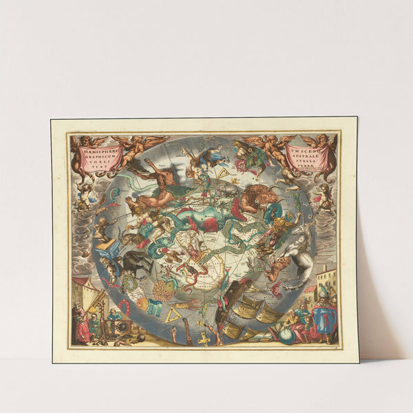 The Southern Sky. (1660) by Andreas Cellarius