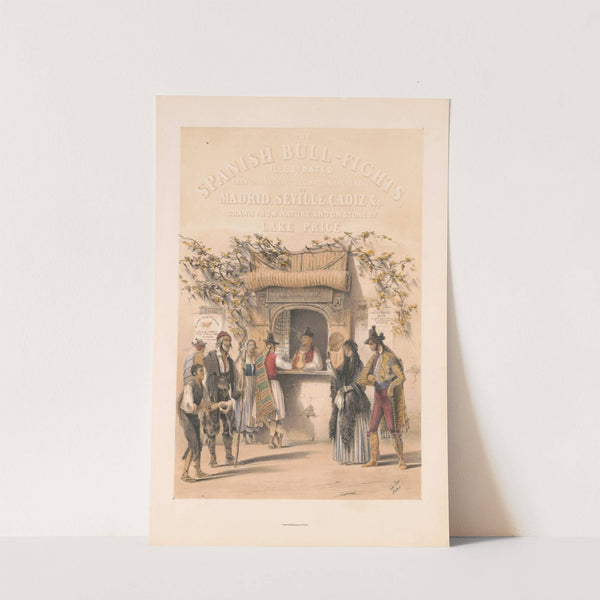 The Spanish bull-fights – Title page (1860-1870) by William Henry Lake Price
