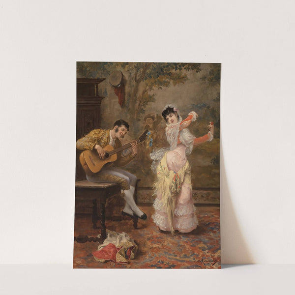 The Spanish dancer (1876) by Jules James Rougeron