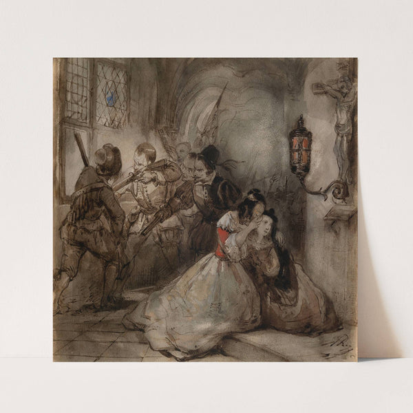 The Spanish Fury at Antwerp by Jan August Hendrik Leys