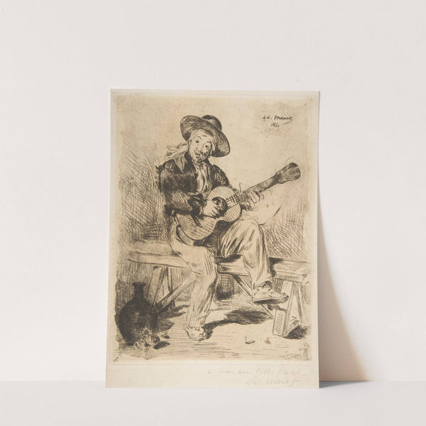 The Spanish Singer (Le Guitarrero) (1861–62) by Édouard Manet