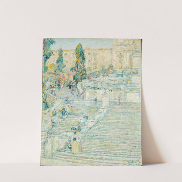 The Spanish Stairs, Rome (1897) by Childe Hassam