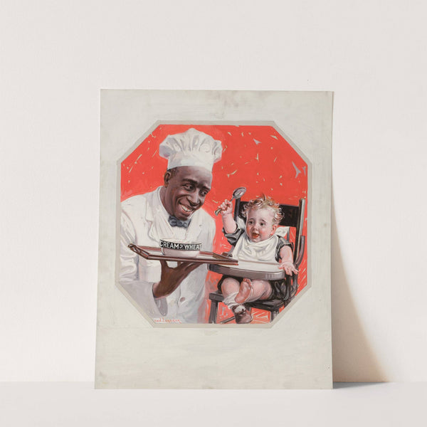 The Speaker of the House, Cream of Wheat ad illustration by Edward Vincent Brewer