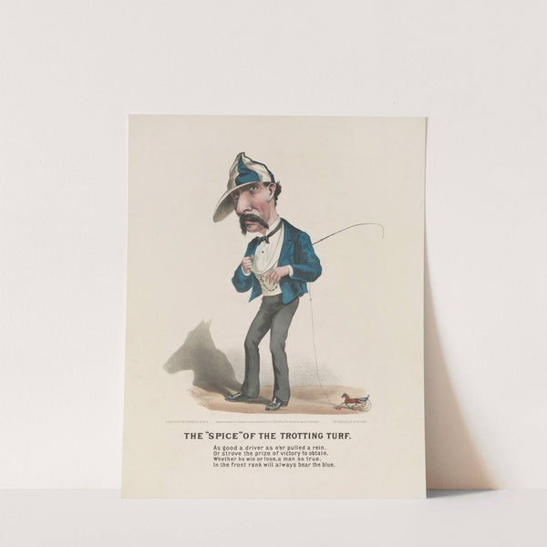 The ‘spice’ of the trotting turf (1876) by Currier & Ives.