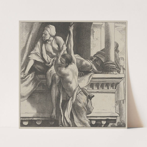 The Spies Escape (1865–81) by Frederic Leighton