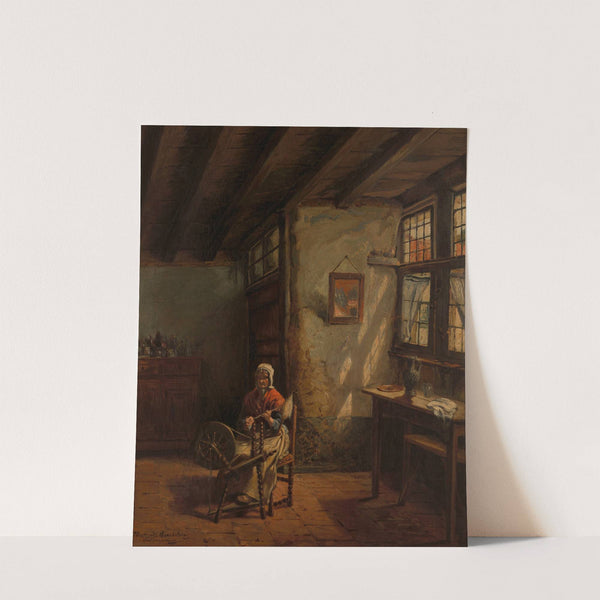 The Spinner by Henri de Braekeleer