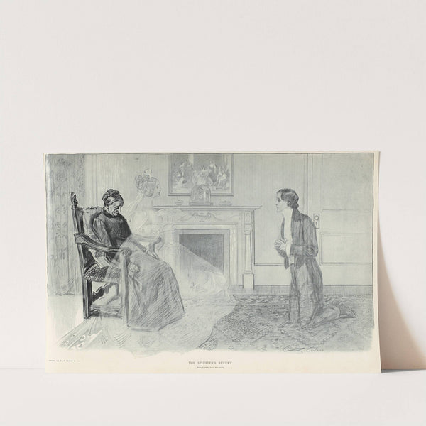 The spinster’s revery (1900) by Charles Dana Gibson