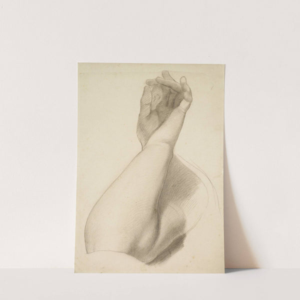 The Spirit of Justice – Study of the uplifted left Arm of the Figure of Justice by Ford Madox Brown