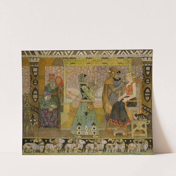 The spirited off into the Mountain by Gerhard Munthe