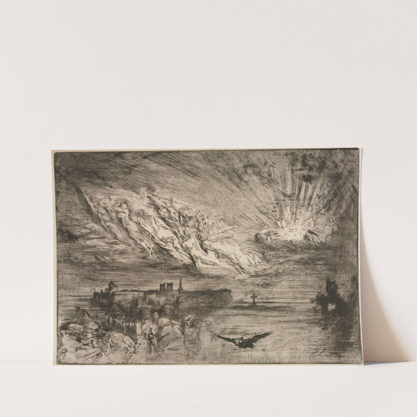 The Spirits from the Cities of the Dead (1885) by Félix Hilaire Buhot