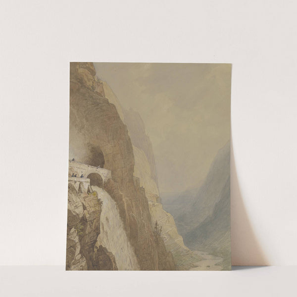 The Splügenpass by Carl Morgenstern