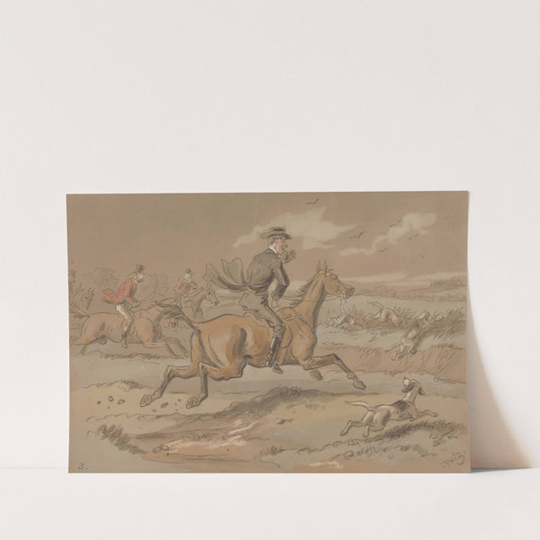 The Sporting Parson; 'He Joins to Cheer Them on Hallelujah!!!!' by Hablot Knight Browne