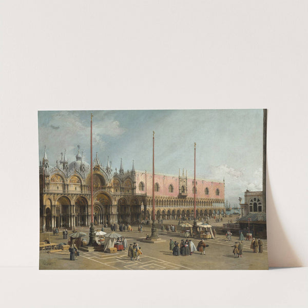 The Square of Saint Mark's,Venice by Canaletto