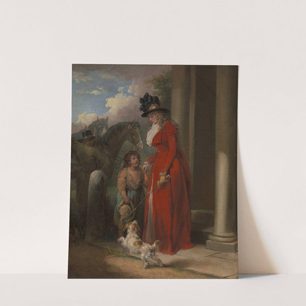 The Squire's Door by George Morland