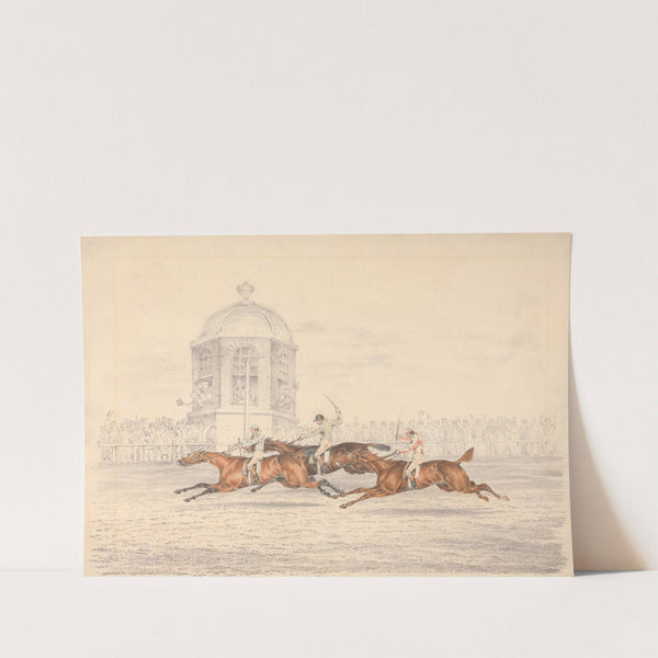 The St. Leger, Doncaster; The Finish by Henry Thomas Alken