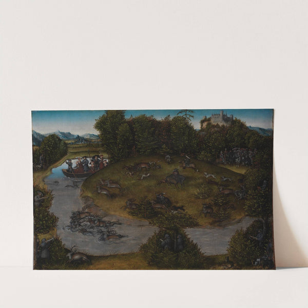 The Stag Hunt of the Elector Frederic the Wise (1463-1525) of Saxony by Lucas Cranach the Elder