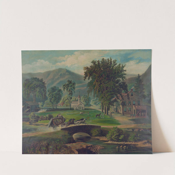 The stage coach by Krebs Lith. Co