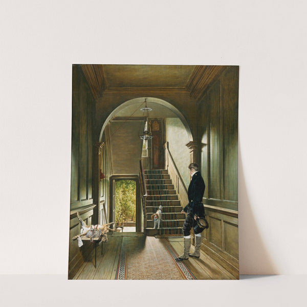 The Staircase of the London Residence of the Painter by Pieter Christoffel Wonder