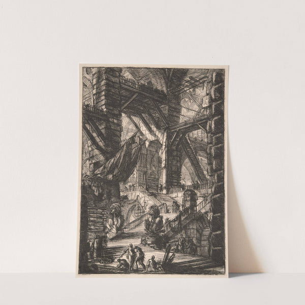 The Staircase with Trophies by Giovanni Battista Piranesi