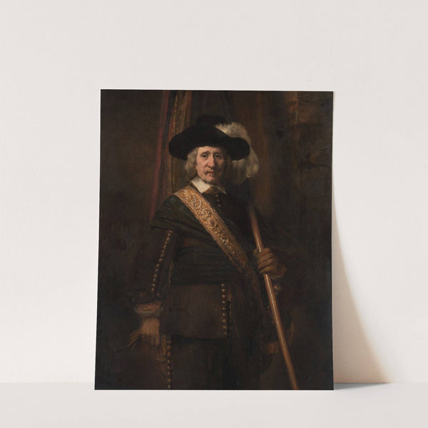 The Standard Bearer (Floris Soop, 1604–1657) by Rembrandt van Rijn