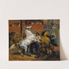 The Start of the Race of the Riderless Horses (1820) by Horace Vernet