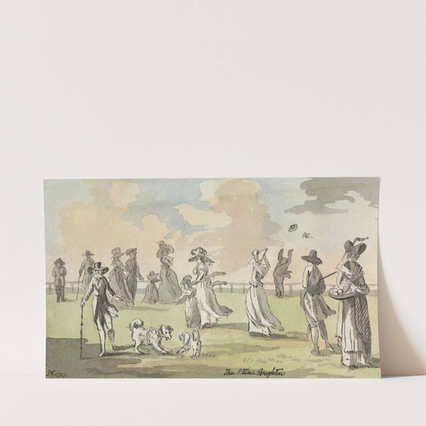 The Steine, Brighton (1787) by John Nixon