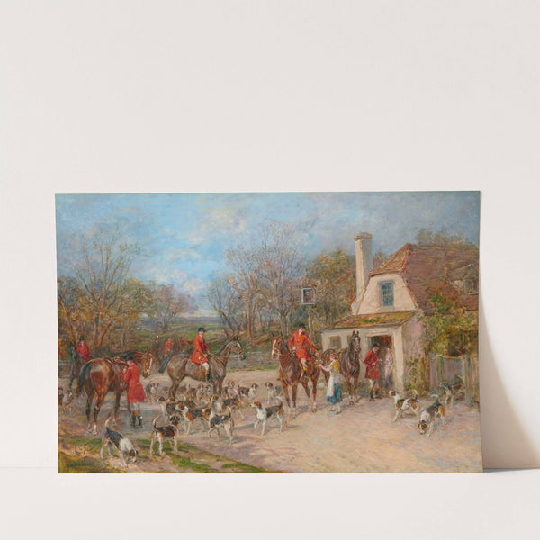 The stirrup cup by Heywood Hardy