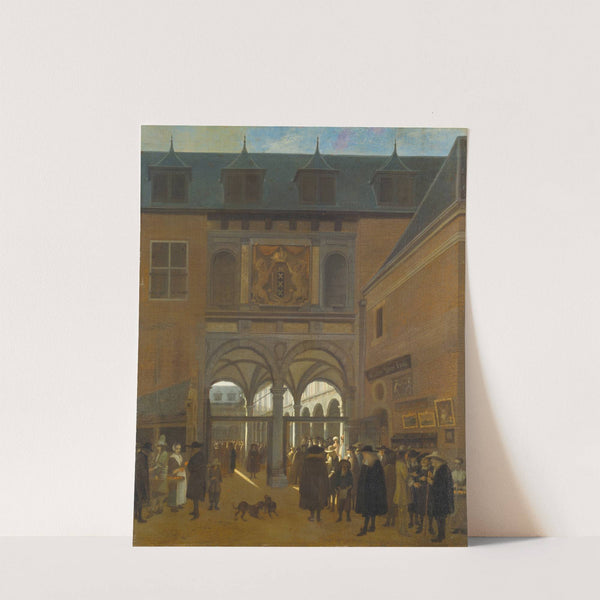 The Stock Exchange in Amsterdam by Job Adriaensz Berckheyde