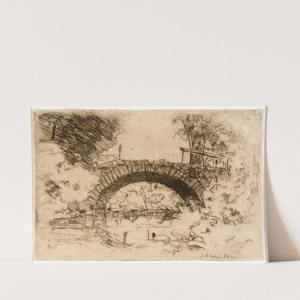 The Stone Bridge (ca. 1887-1893) by Julian Alden Weir