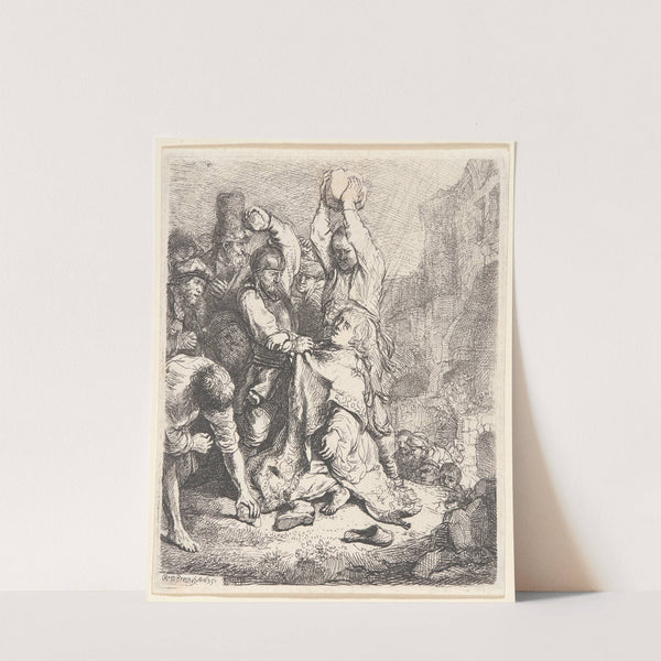 The Stoning of St. Stephen by Rembrandt van Rijn