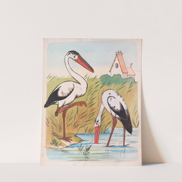 The storks by Lothar Meggendorfer