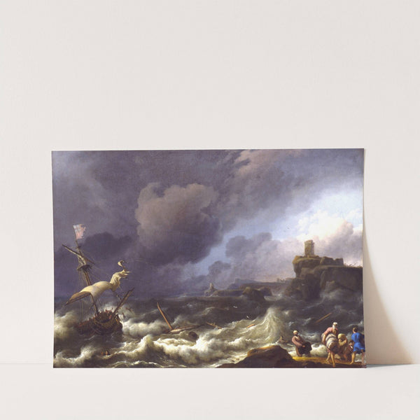 The Storm by Follower of Ludolf Backhuysen