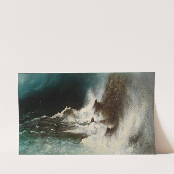 The storm, Capri by Karl Wilhelm Diefenbach