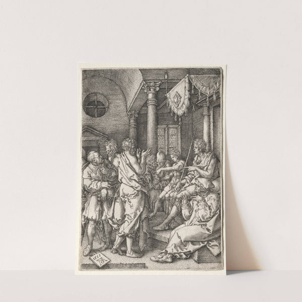 The Story of Susanna; Daniel Cross-Examining the Elders (1550s) by Heinrich Aldegrever