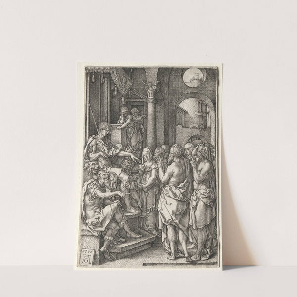 The Story of Susanna; Susanna Accused of Adultery (1555) by Heinrich Aldegrever