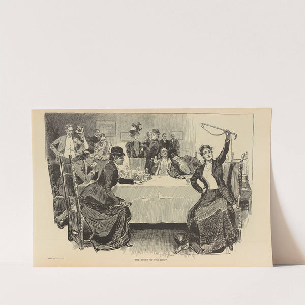 The story of the hunt (1893-1900) by Charles Dana Gibson