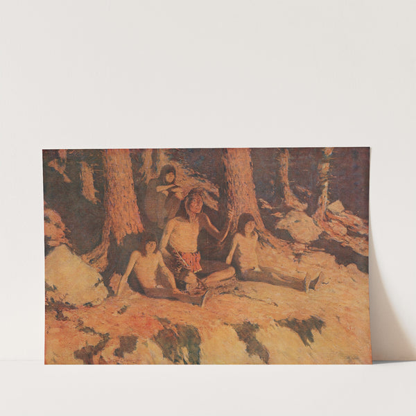 The story of where the sun goes (1907) by Frederic Remington