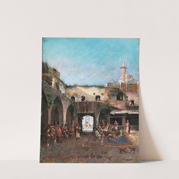 The Storyteller (1882) by Leonardo de Mango