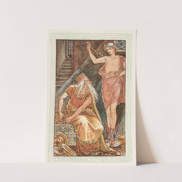 The Stranger Appearing to Midas by Walter Crane