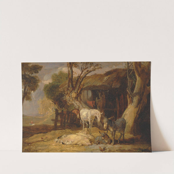 The Straw Yard (1810) by James Ward