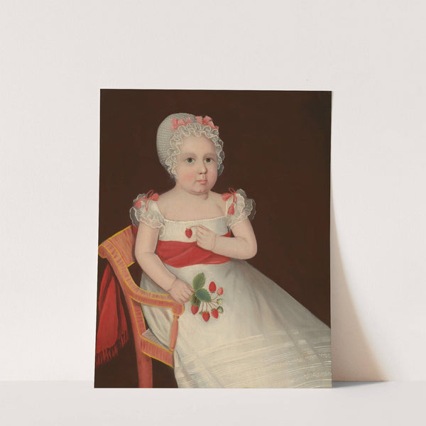 The Strawberry Girl (c. 1830) by Ammi Phillips